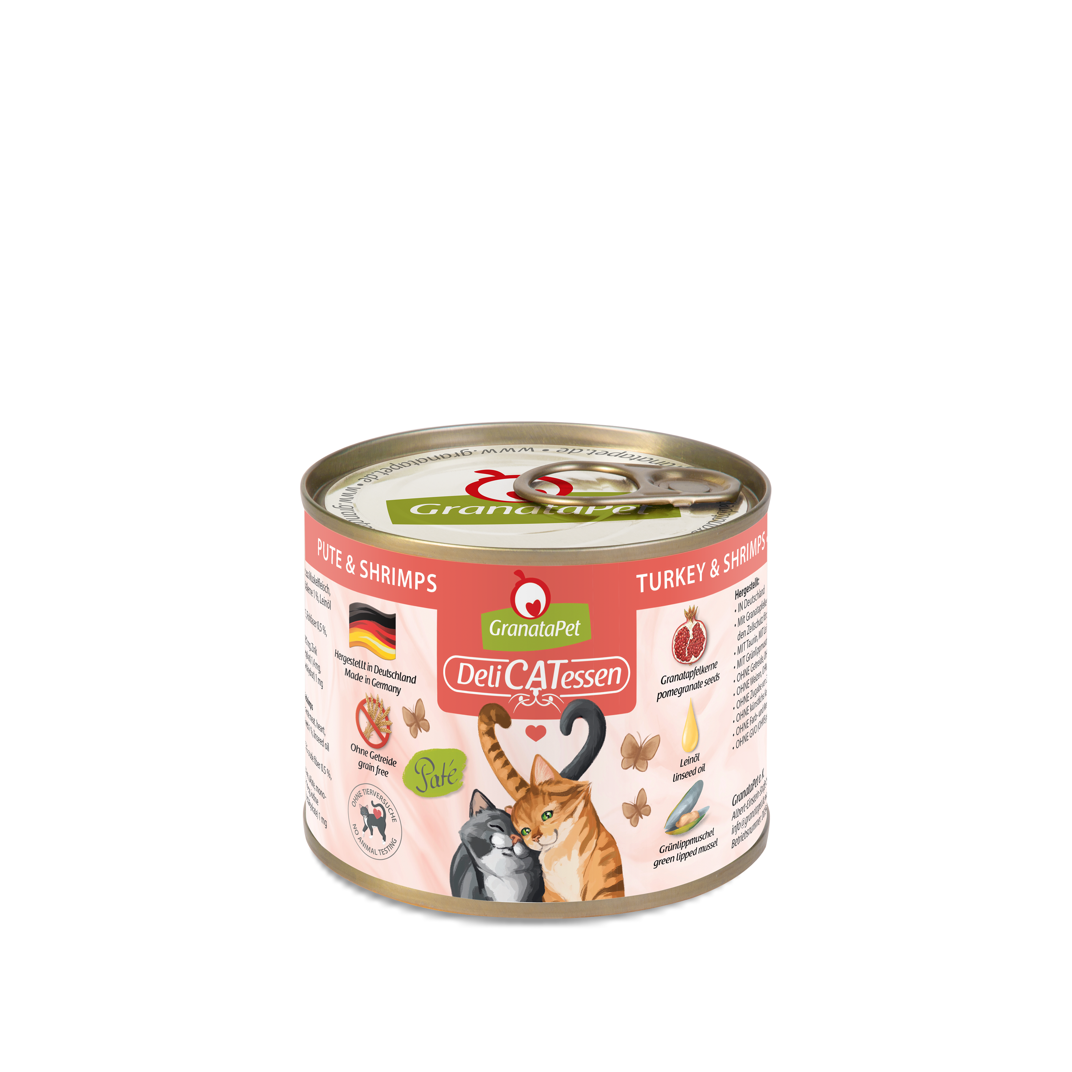 GranataPet DeliCatessen Cat Wet Food - Turkey and Shrimps