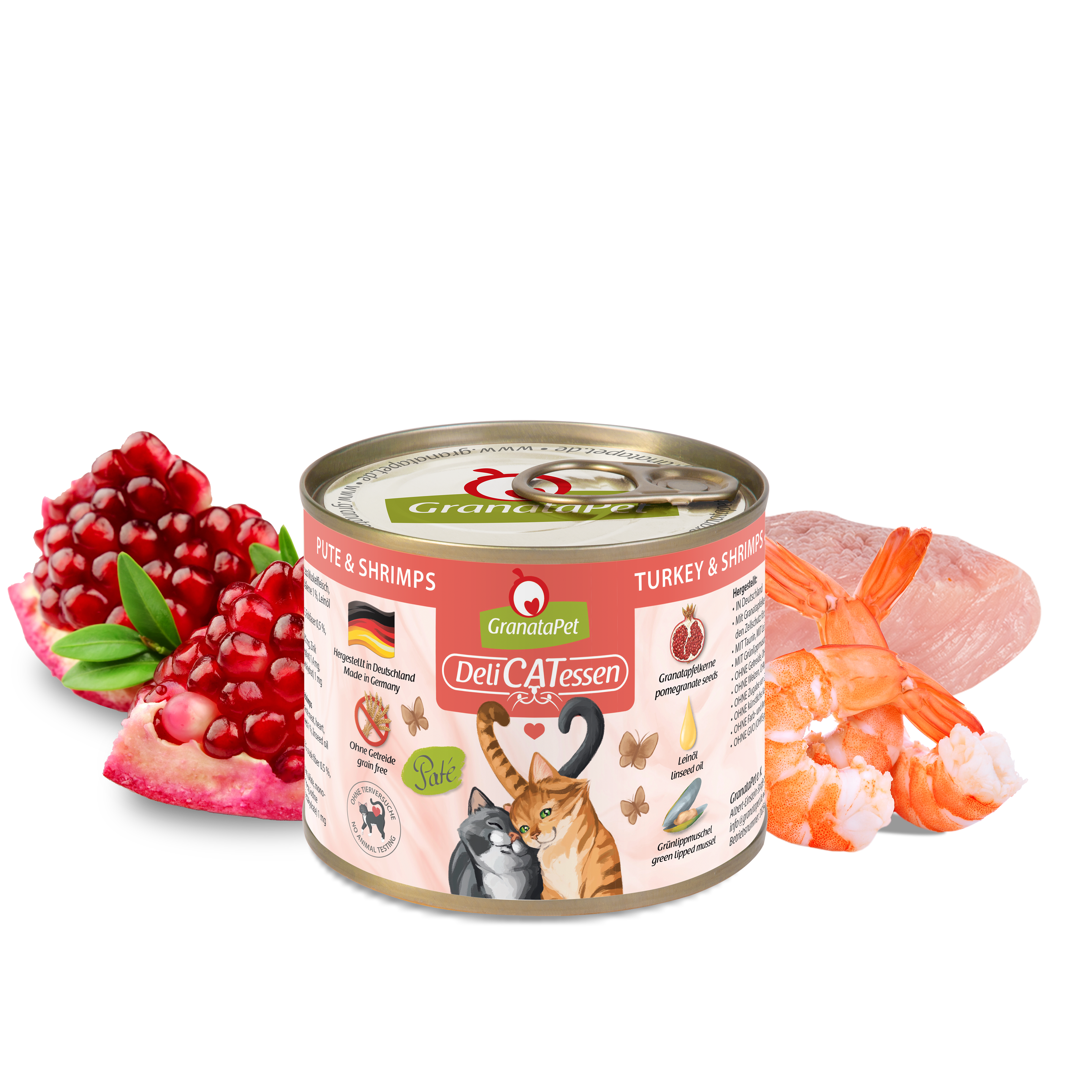 GranataPet DeliCatessen Cat Wet Food - Turkey and Shrimps