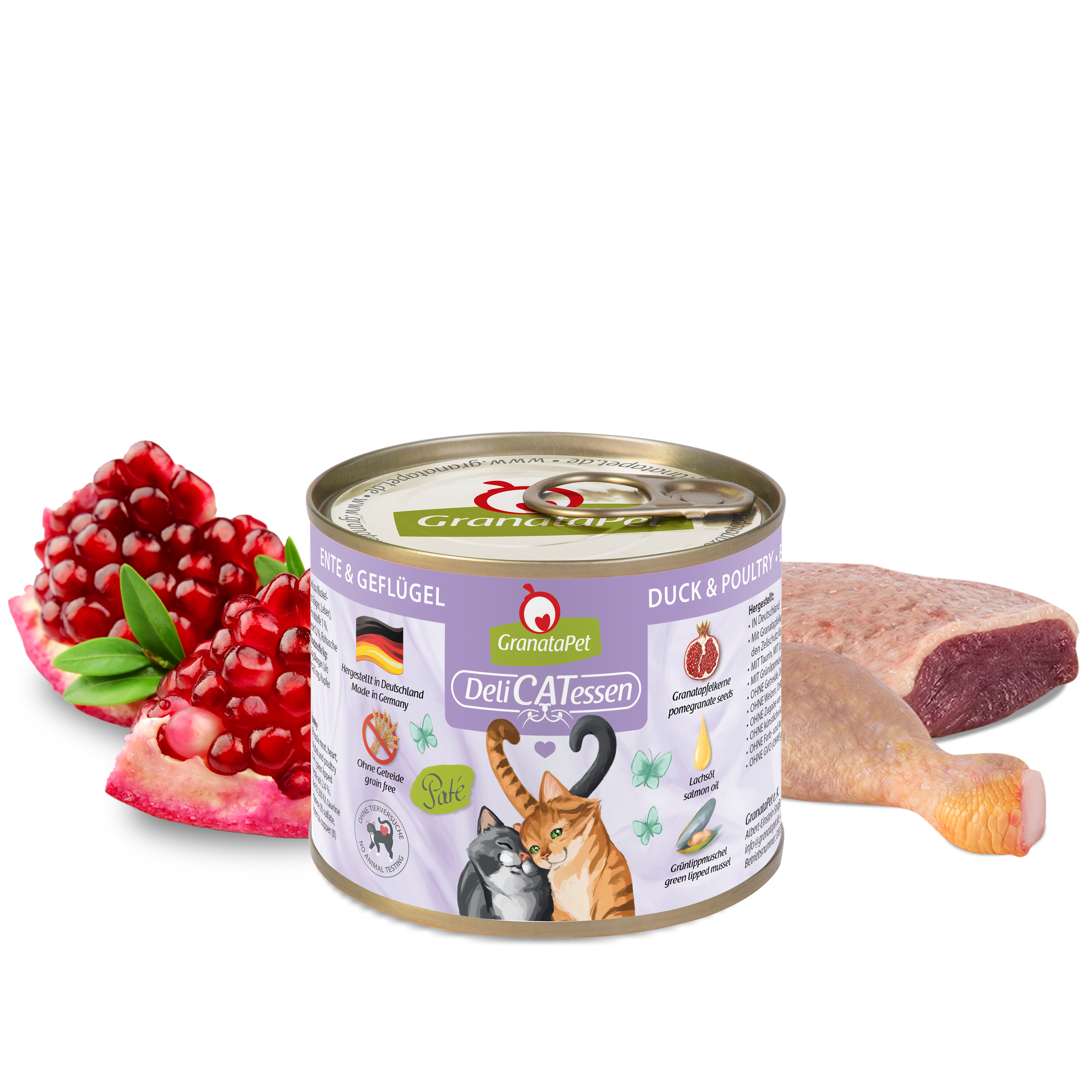 GranataPet DeliCatessen Cat Wet Food - Duck and Poultry