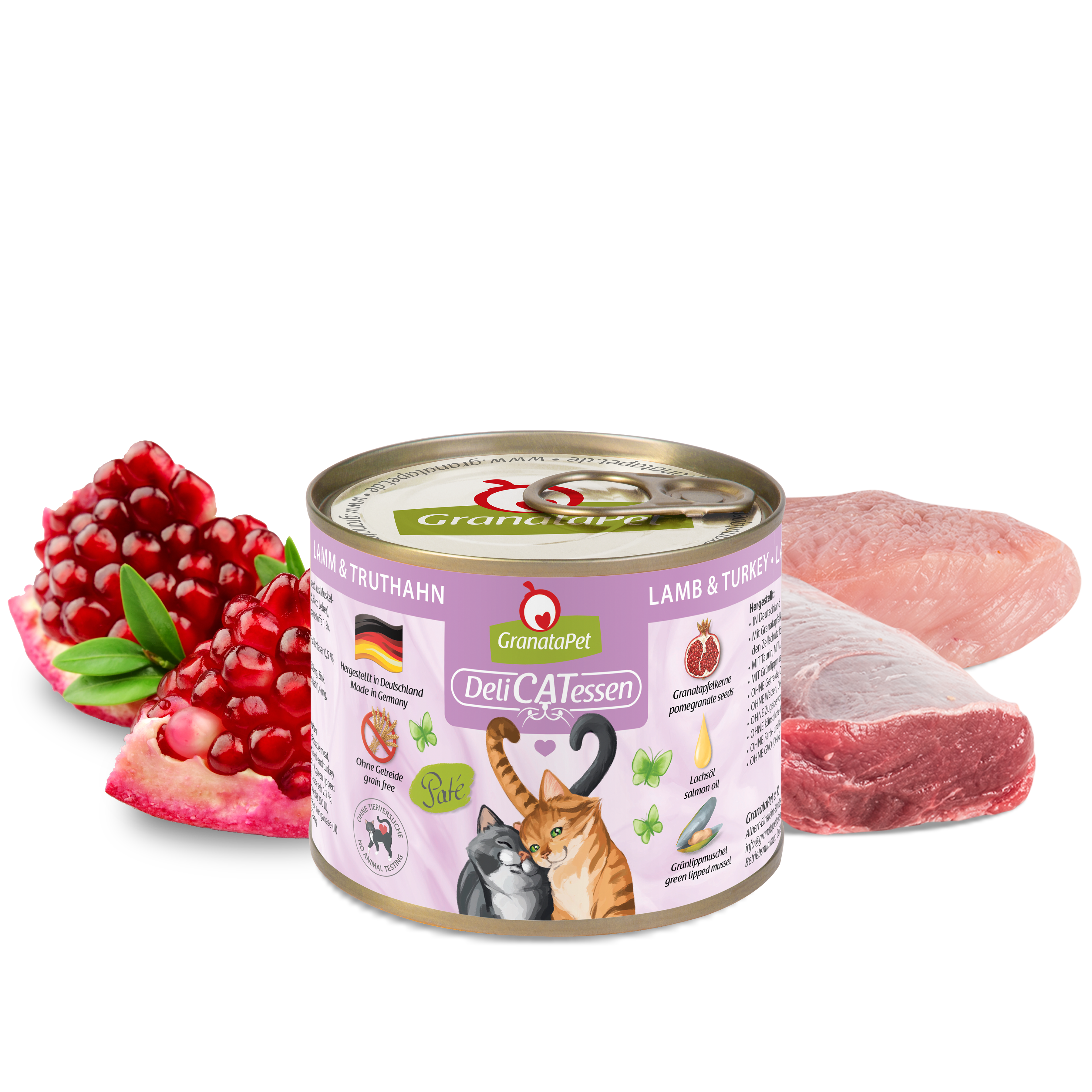 GranataPet DeliCatessen Cat Wet Food - Lamb and Turkey