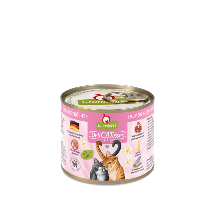 GranataPet DeliCATessen Salmon & Seafood Grain-Free Wet Cat Food