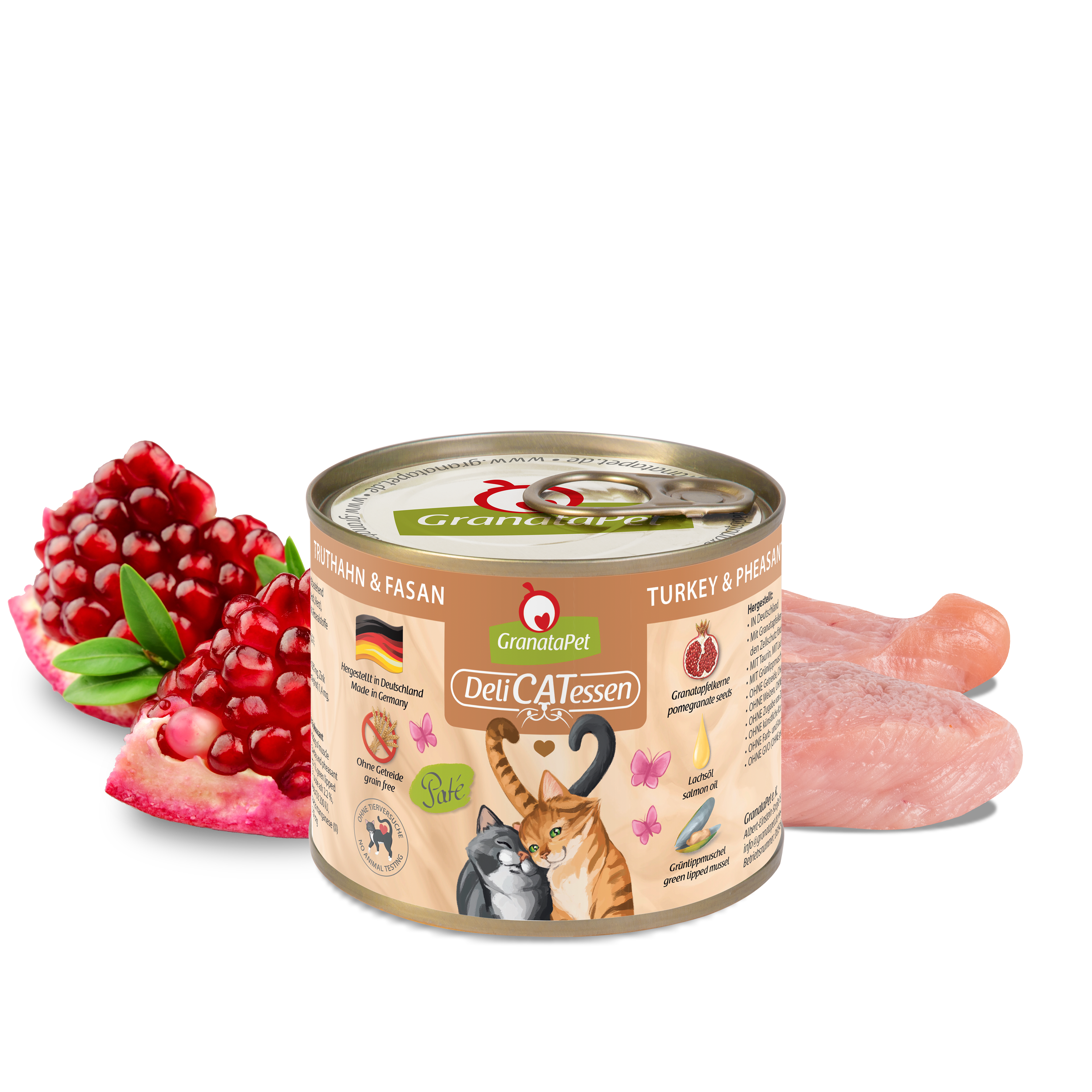 GranataPet DeliCatessen Cat Wet Food - Turkey and Pheasant