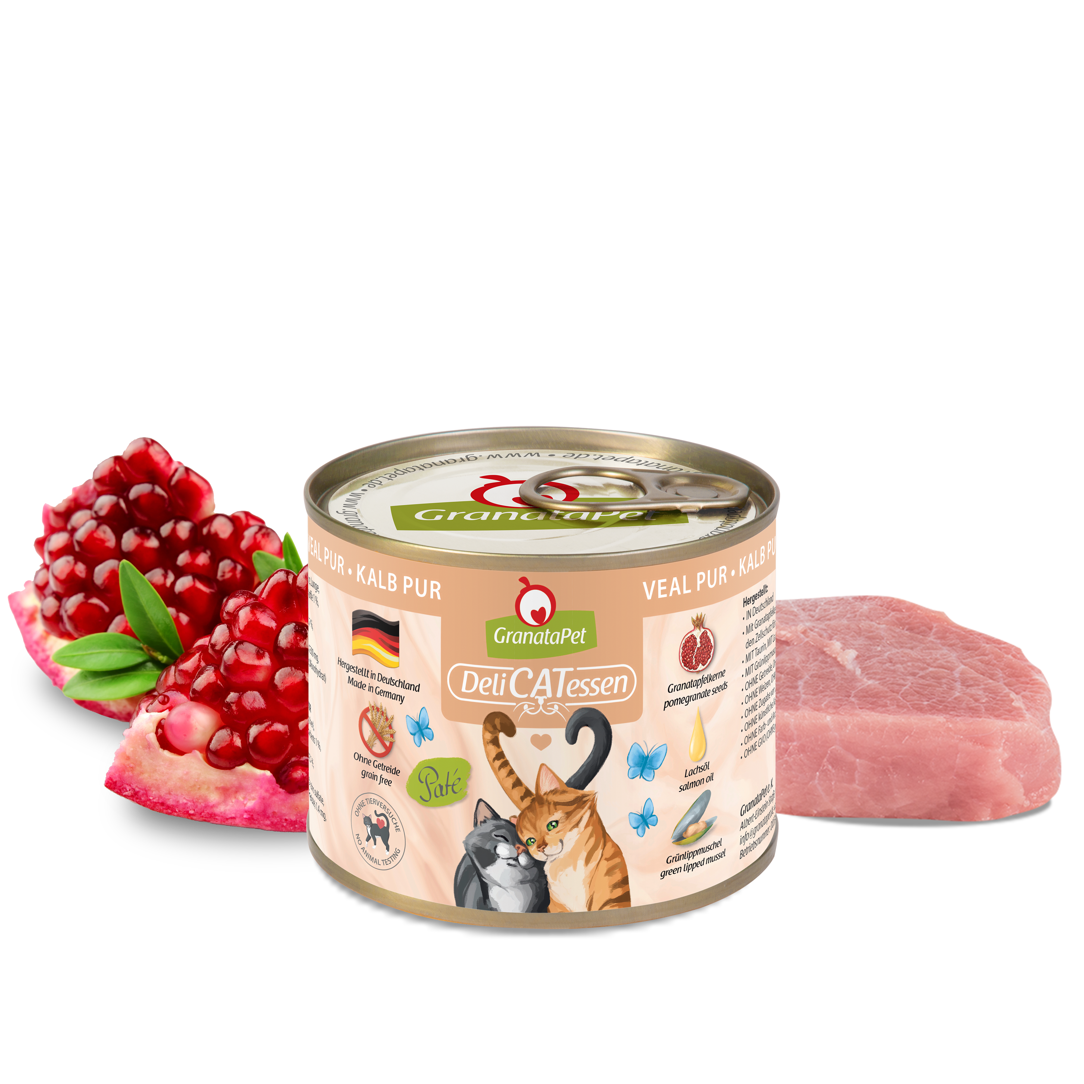 GranataPet DeliCatessen Cat Wet Food - Veal PUR