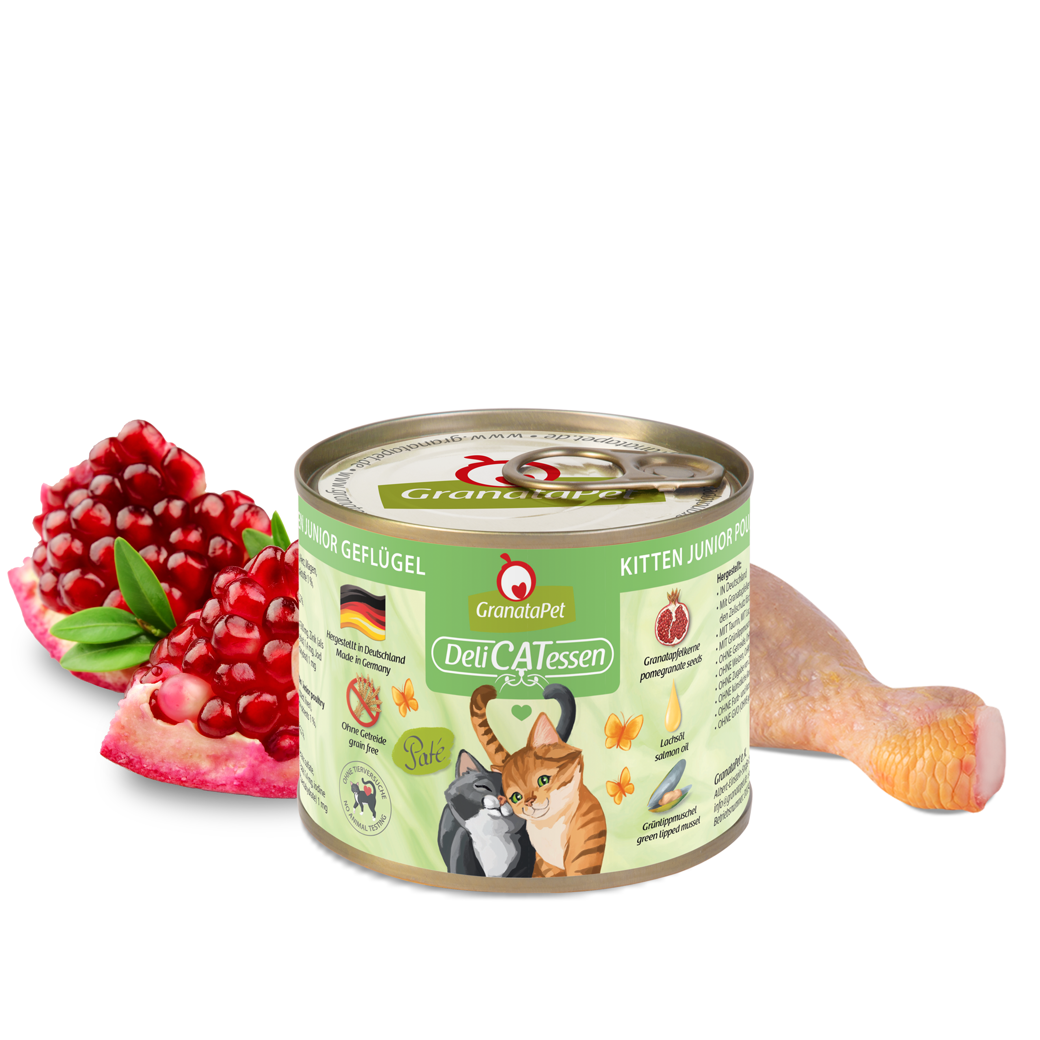 GranataPet DeliCatessen Cat Wet Food - Kitten / Junior poultry