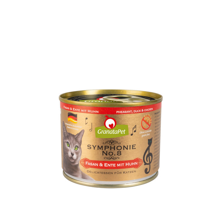 GranataPet Symphonie No.8 Pheasant, Duck & Chicken Grain-Free Wet Cat Food