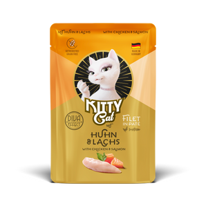 KITTY Filét in Paté Chicken & Salmon grain-free wet cat food – DIVA-Effect