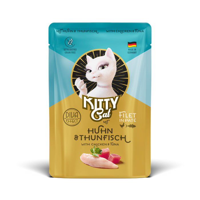 KITTY Cat Filét in Paté Chicken & Tuna Grain-Free Wet Cat Food