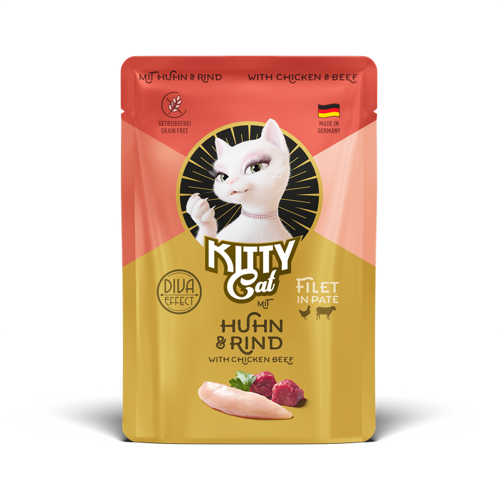 KITTY Cat Filét in Paté Chicken & Beef Grain-Free Wet Cat Food