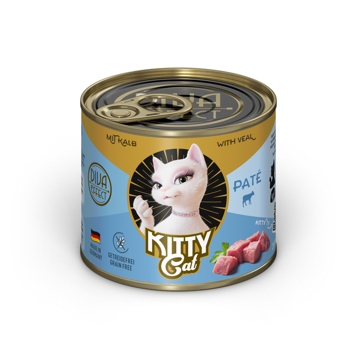 KITTY Cat Paté Veal Grain-Free Wet Cat Food