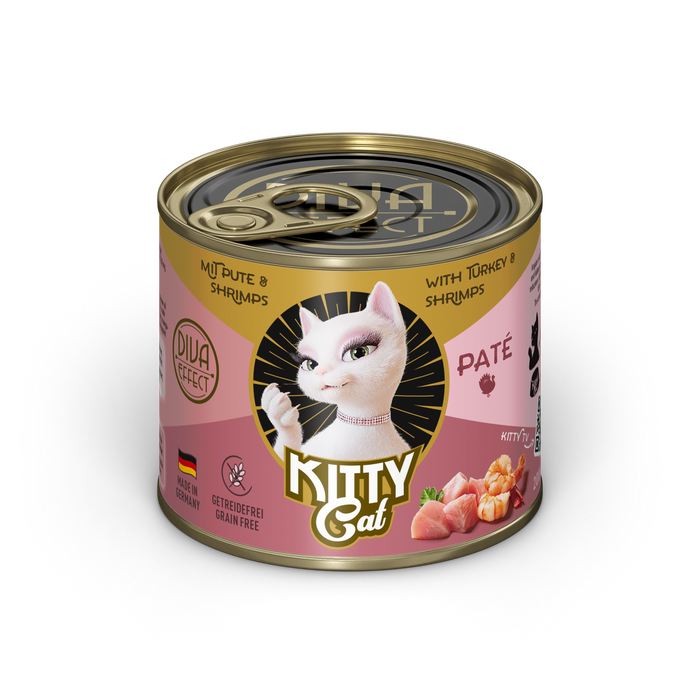 KITTY Cat Paté Turkey & Shrimps Grain-Free Wet Cat Food