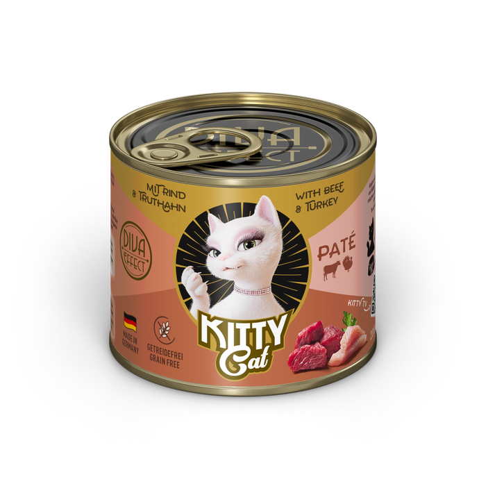 KITTY Cat Paté Beef & Turkey Grain-Free Wet Cat Food