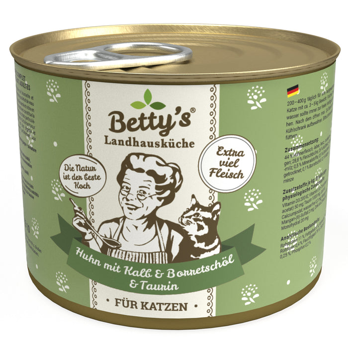Betty’s Country Kitchen Chicken & Veal with Borage Oil Grain-Free Wet Cat Food