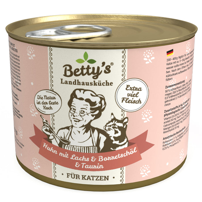 Betty’s Country Kitchen Chicken & Salmon with Borage Oil Grain-Free Wet Cat Food
