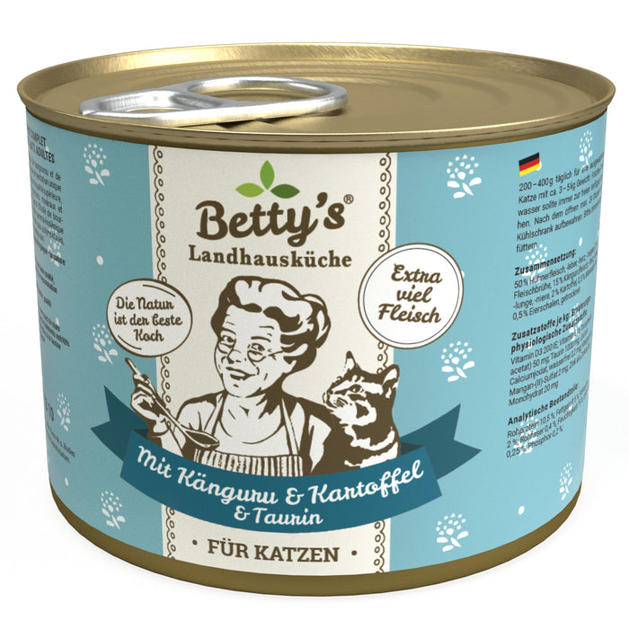 Betty’s Country Kitchen Kangaroo & Potato Grain-Free Wet Cat Food