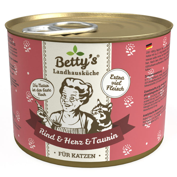 Betty’s Country Kitchen Beef & Heart Grain-Free Wet Cat Food