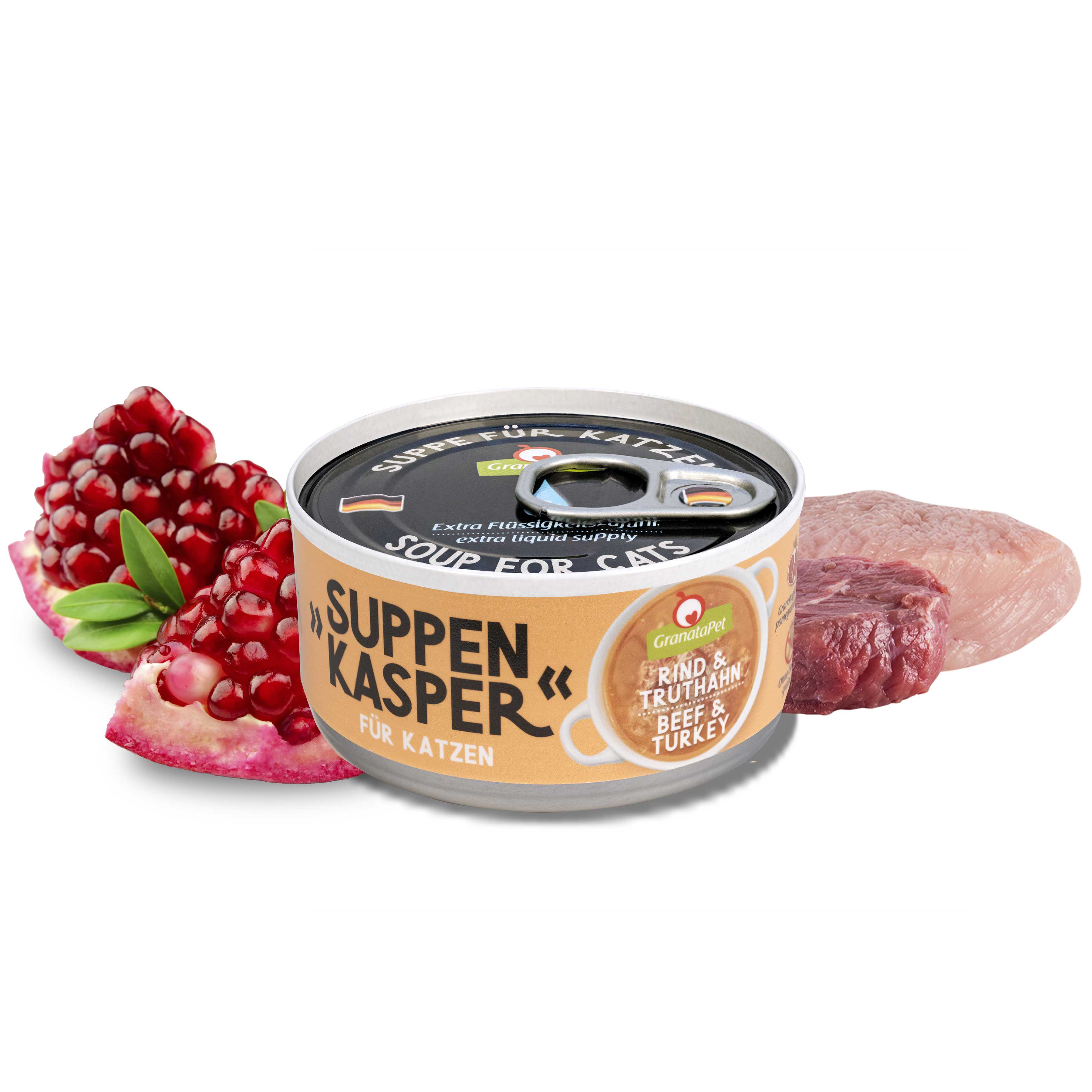 GranataPet Suppenkasper Soup for Cat - Beef and Turkey 70g