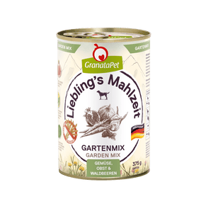 GranataPet Liebling's Mahlzeit Garden Mix Complementary Wet Dog Food 375g