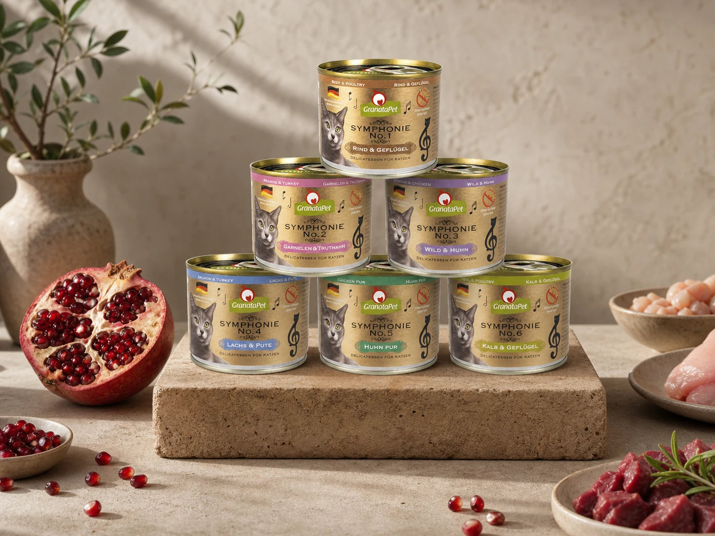 GranataPet natural product display