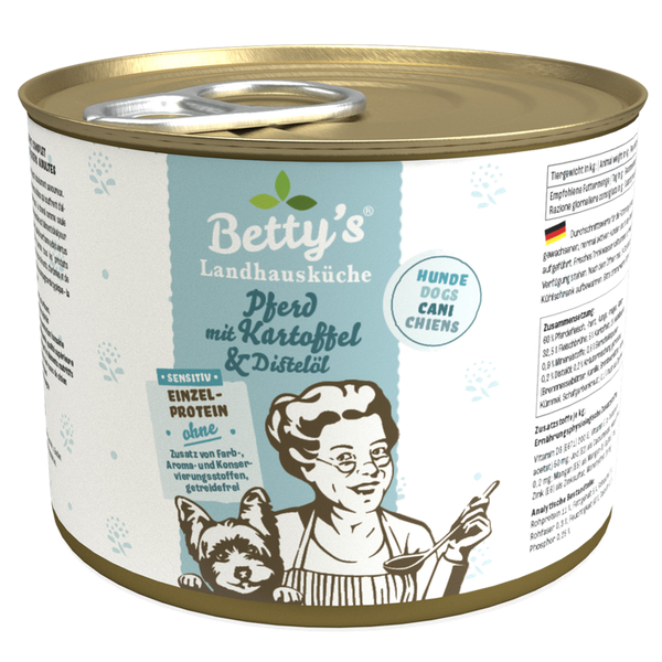 Betty’s Country Kitchen Sensitive Horse & Potato Grain-Free Wet Dog Food