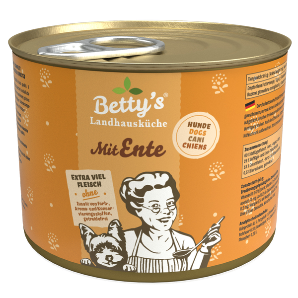 Betty’s Country Kitchen Duck Grain-Free Wet Dog Food