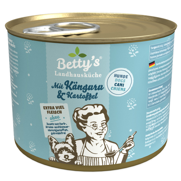 Betty’s Country Kitchen Kangaroo & Potato Grain-Free Wet Dog Food