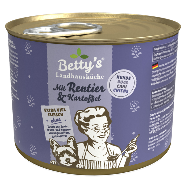 Betty’s Country Kitchen Reindeer & Potato Grain-Free Wet Dog Food